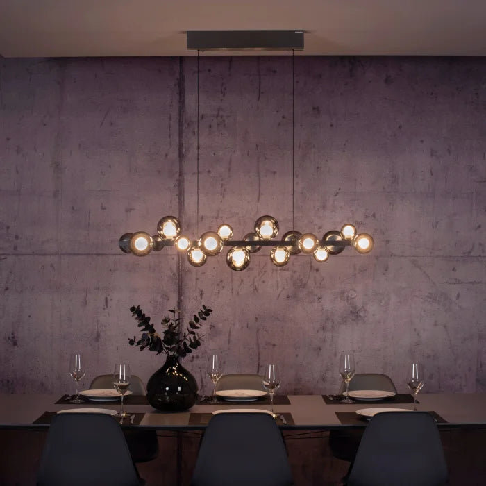 Piekaramā lampa PURE E-Popup 29/240/120 cm pelēks