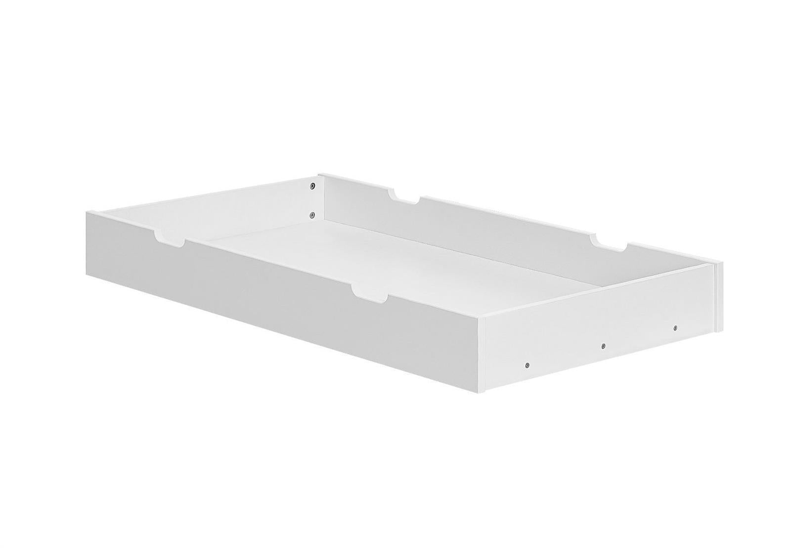 Gultas atvilktne CAMU 140x70 cm balts, pelēks - N1 Home