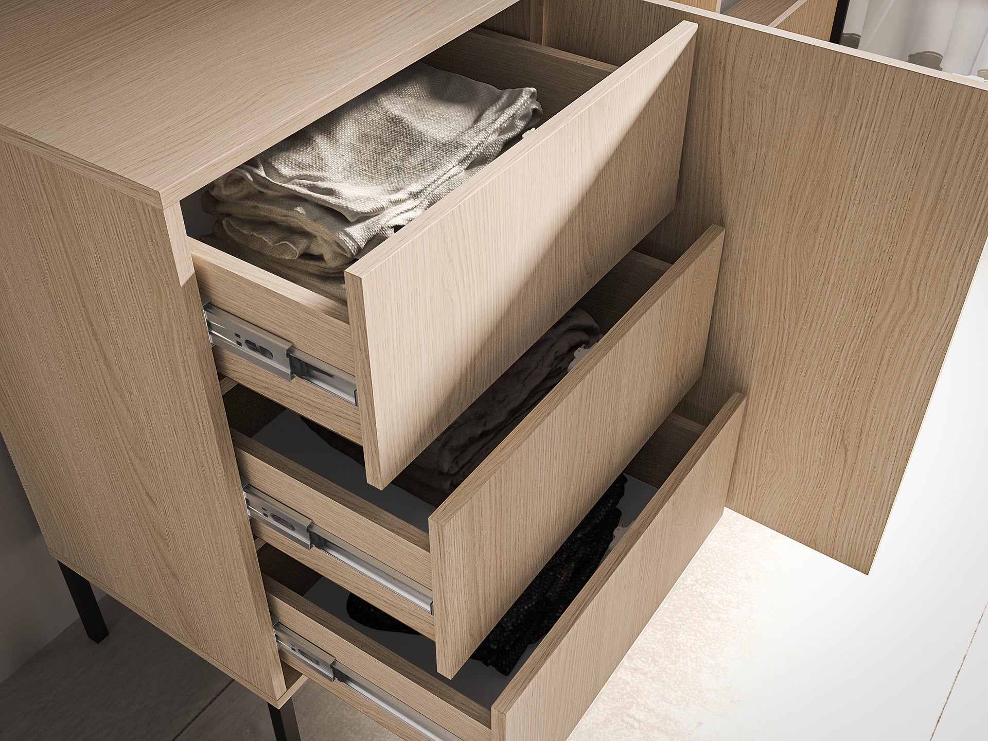 Kumode Baree 160/86/40 cm Lindberg ozols - N1 Home