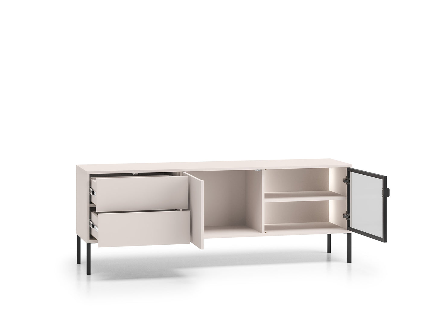 TV skapis Baree 160/59/40 cm kašmirs