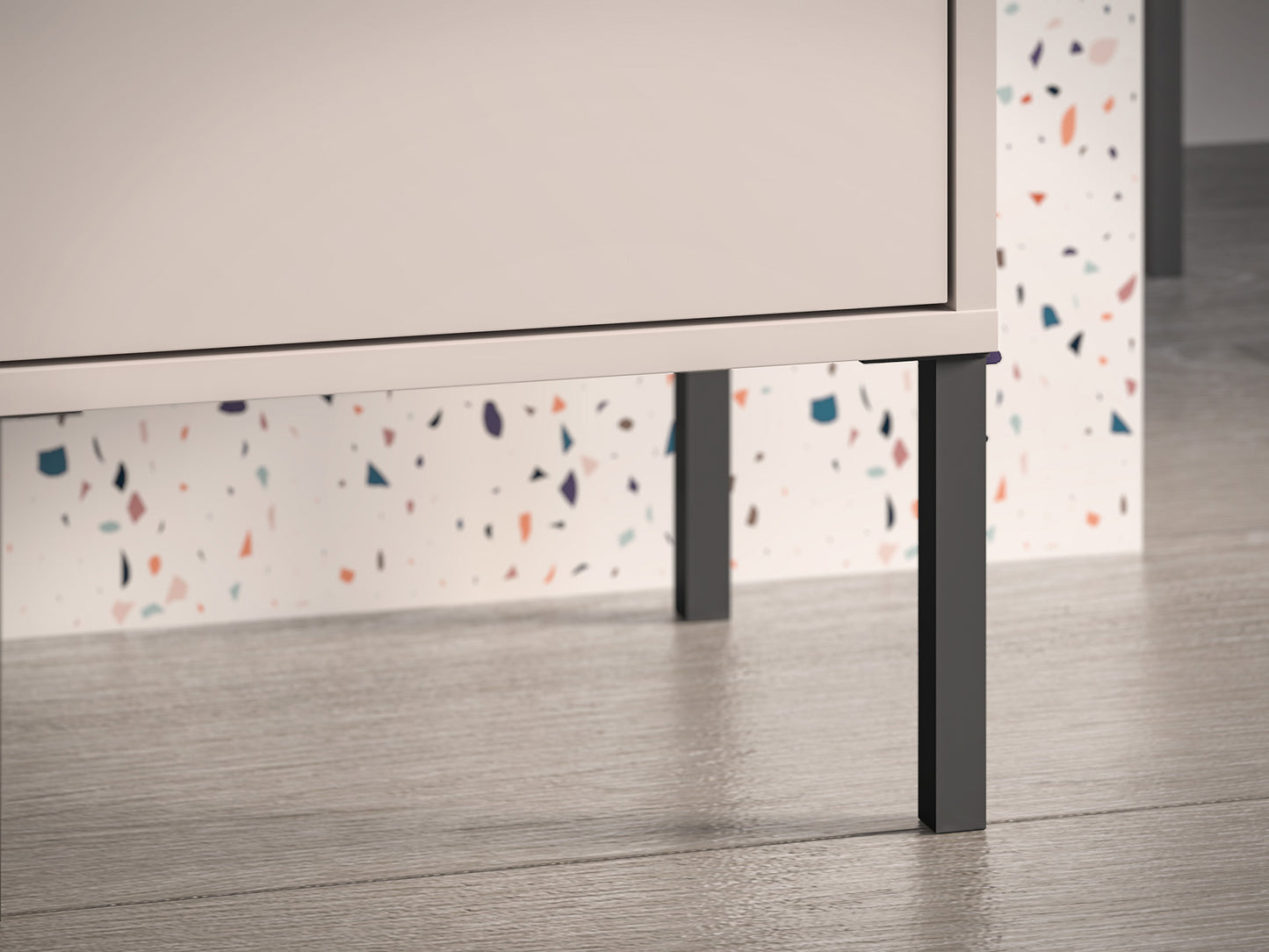 Naktsskapis Baree 40/53/34 cm kašmirs - N1 Home