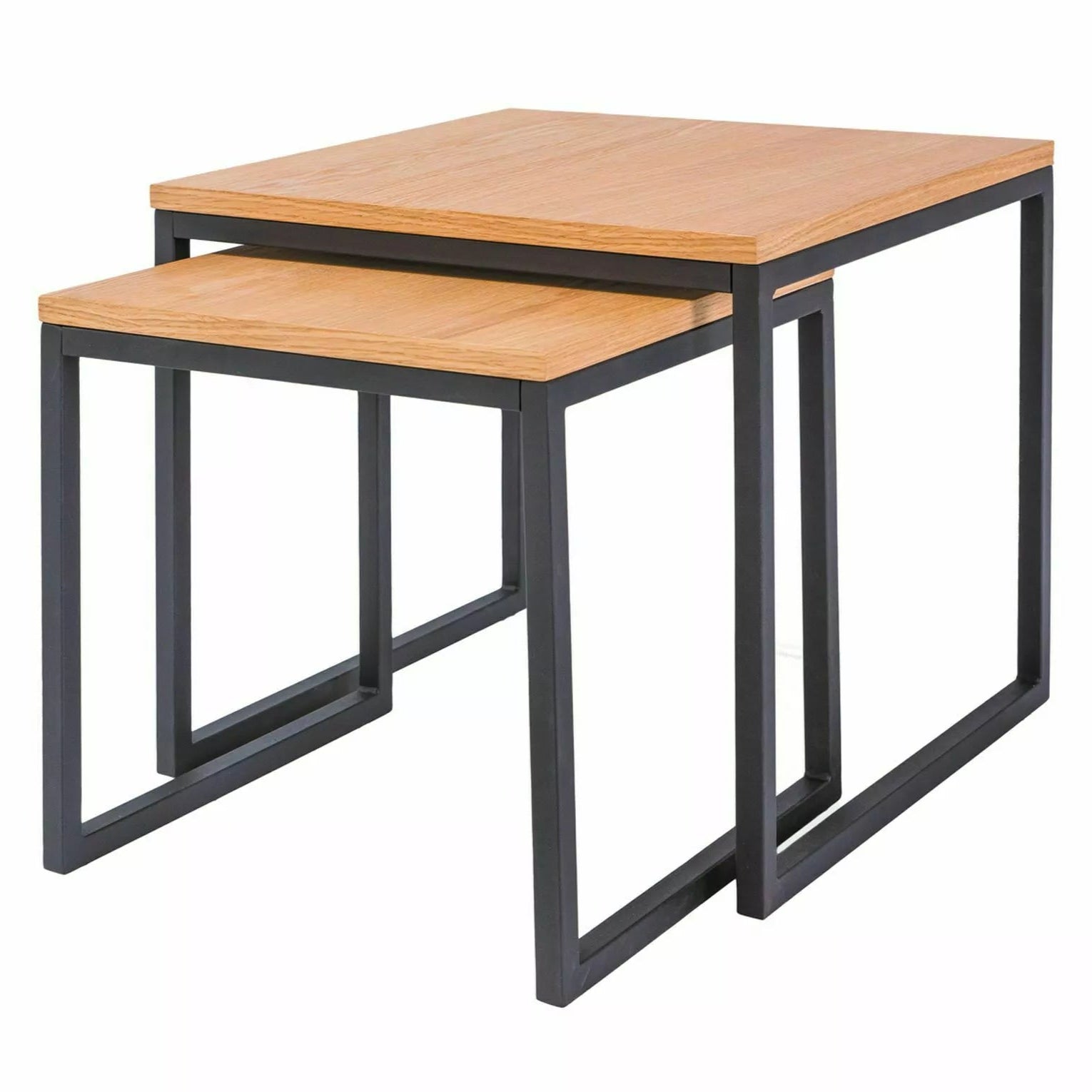 Kafijas galdiņi Lari 50/50/45, 40/40/40 cm ozols - N1 Home