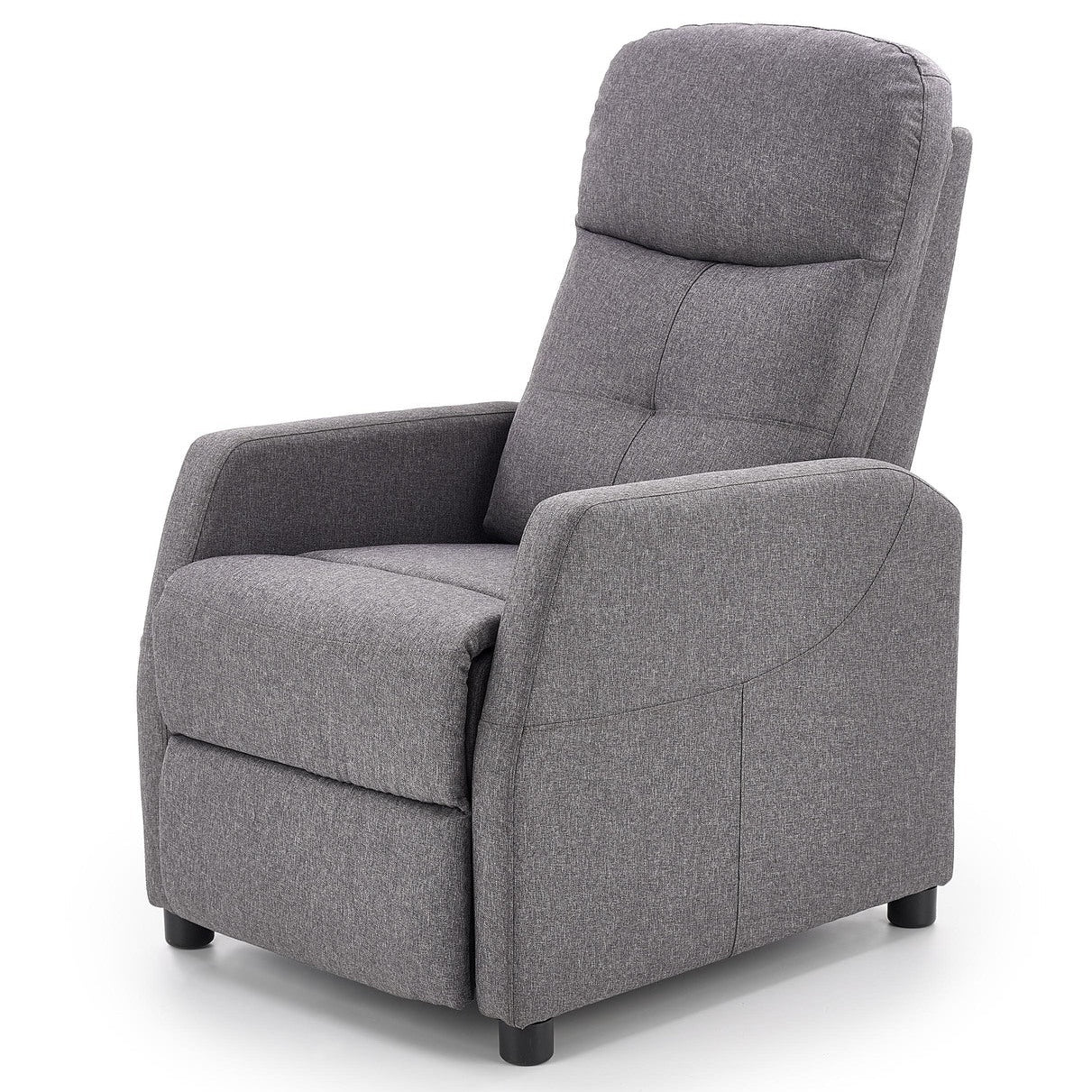 Krēsls Filippo 64/84-135/103-76/48 cm pelēks - N1 Home
