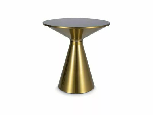 Kafijas galdiņš Devs 53/50/50 cm melns / matēts zelts - N1 Home