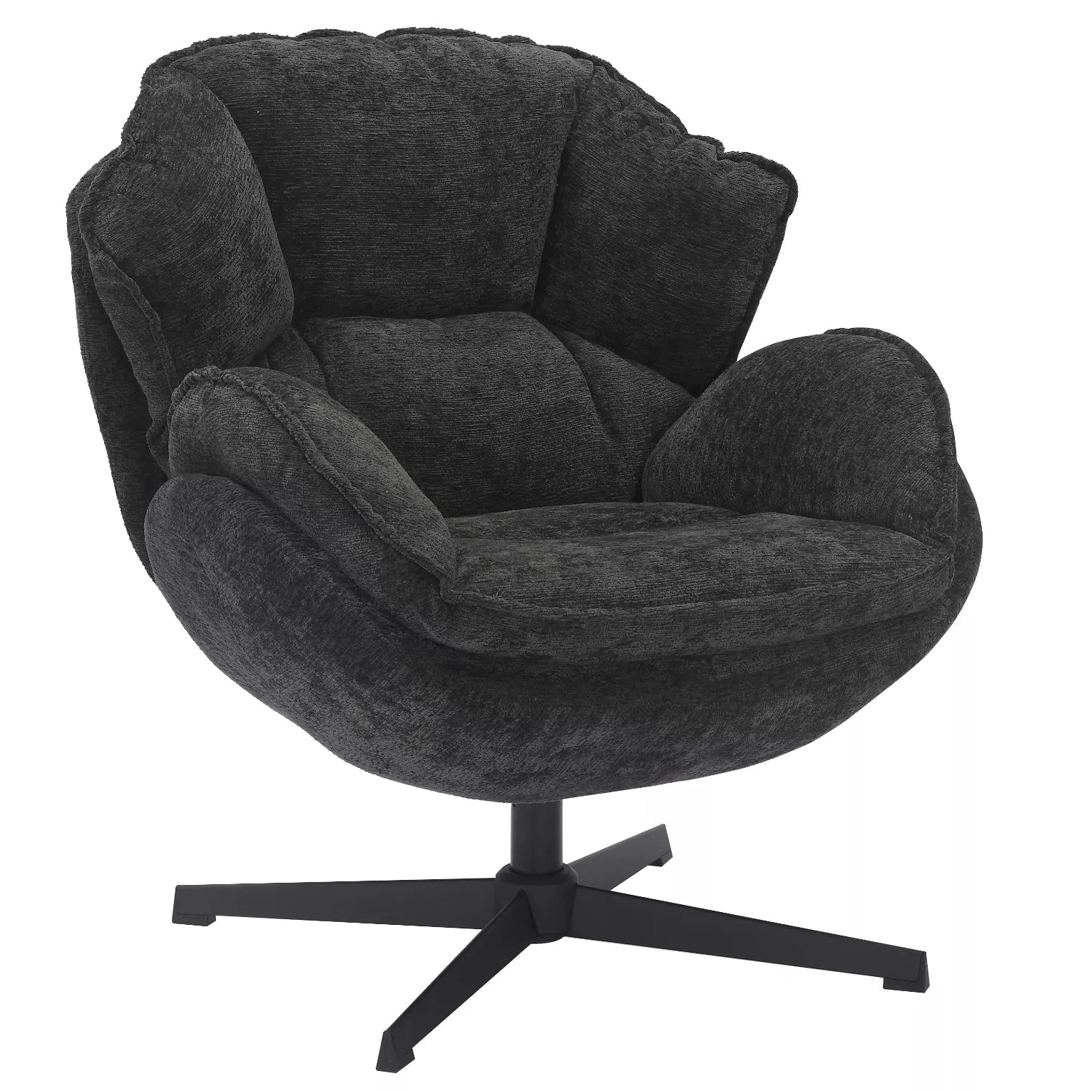 Krēsls Rogd 83/87/44 cm melns - N1 Home