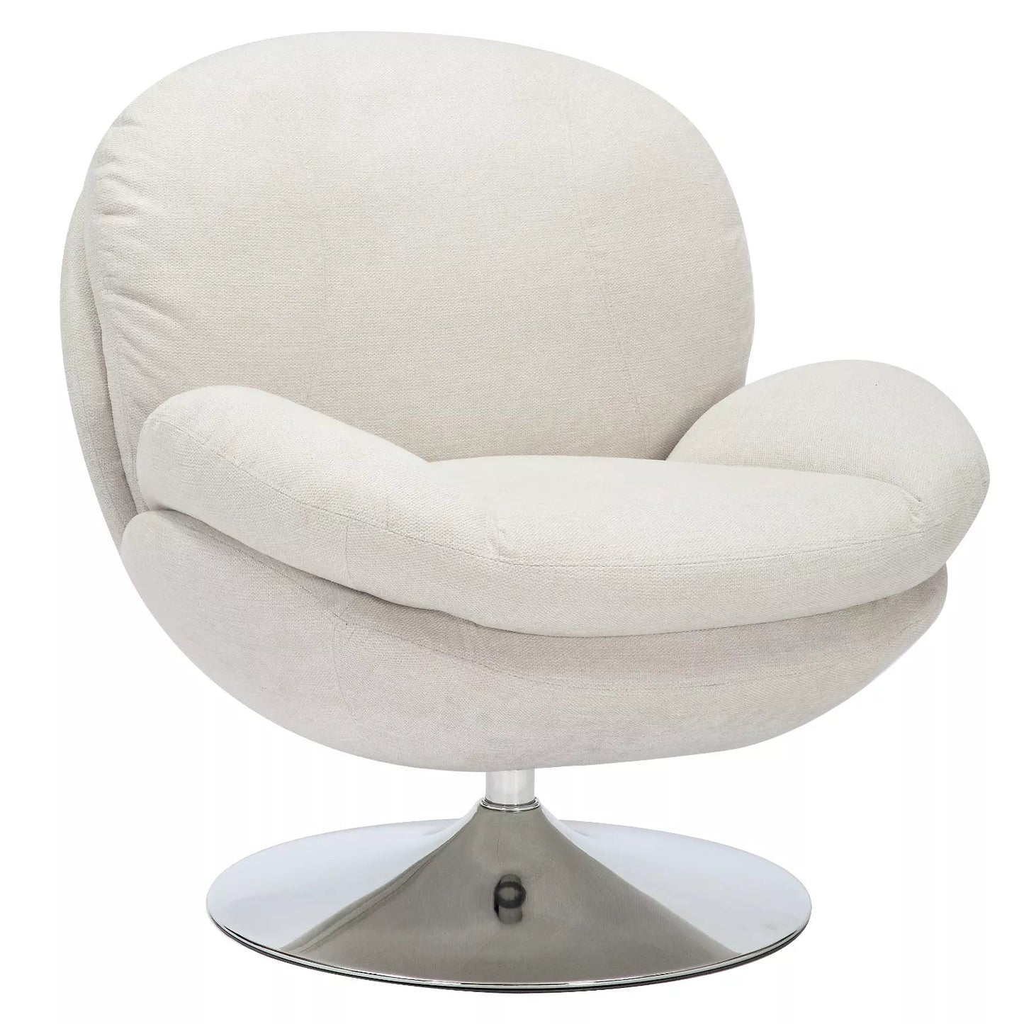 Krēsls Robs 83/45/62 cm krēms/hroms - N1 Home