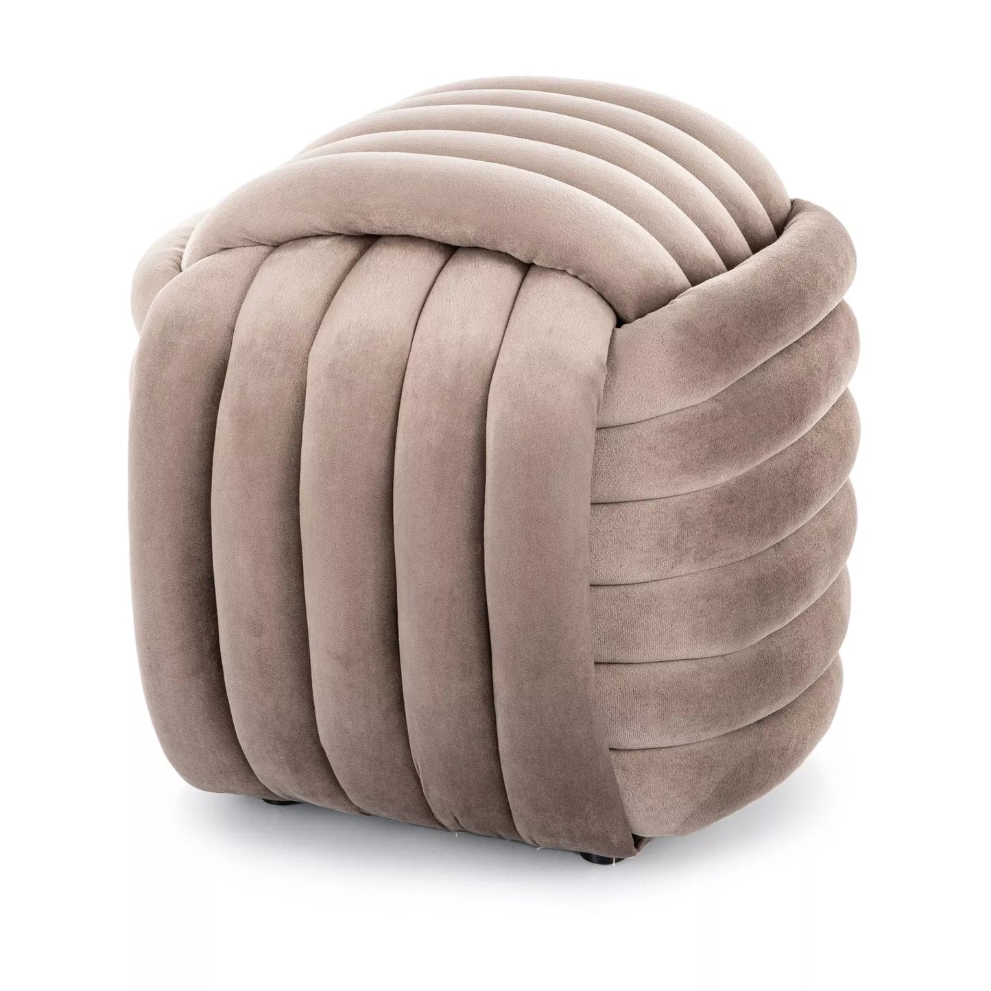 Pufs Brun 42/45/45 cm bēšs - N1 Home