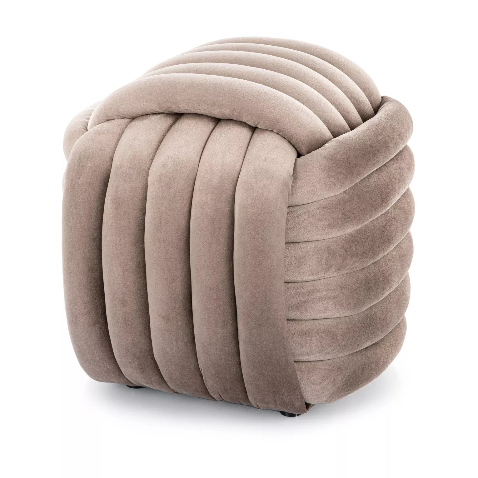 Pufs Brun 42/45/45 cm bēšs - N1 Home