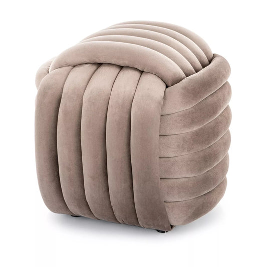 Pufs Brun 42/45/45 cm bēšs - N1 Home