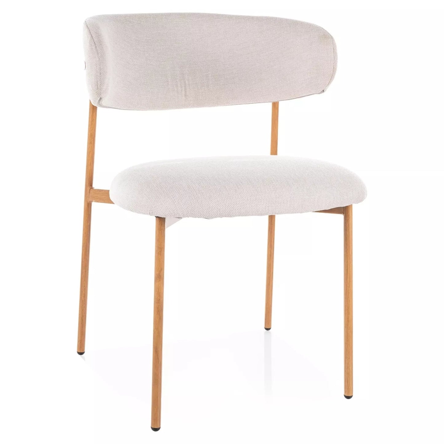 Krēsls Elti 80/56/49 cm gaiši bēšs/ ozols - N1 Home