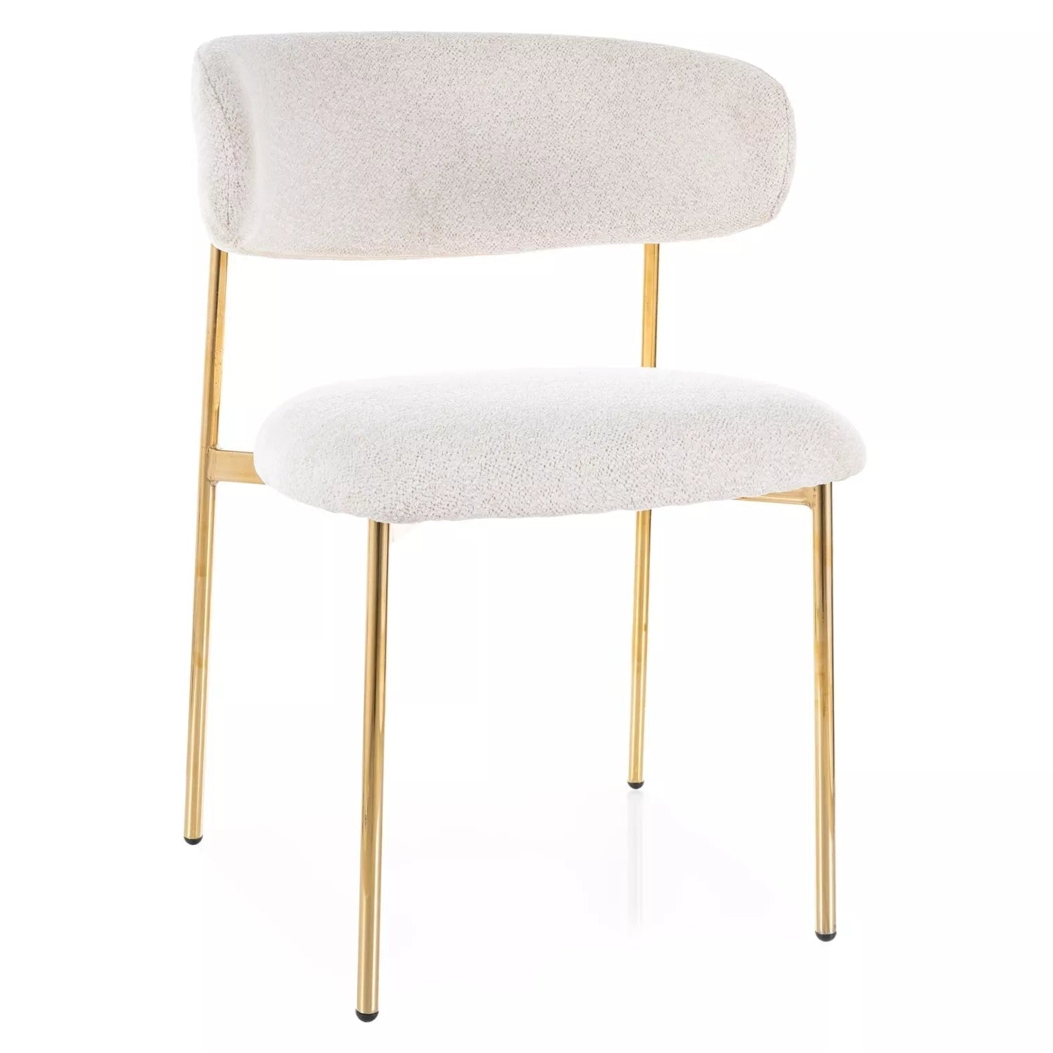 Krēsls Elti 80/56/49 cm krēms/zelts - N1 Home