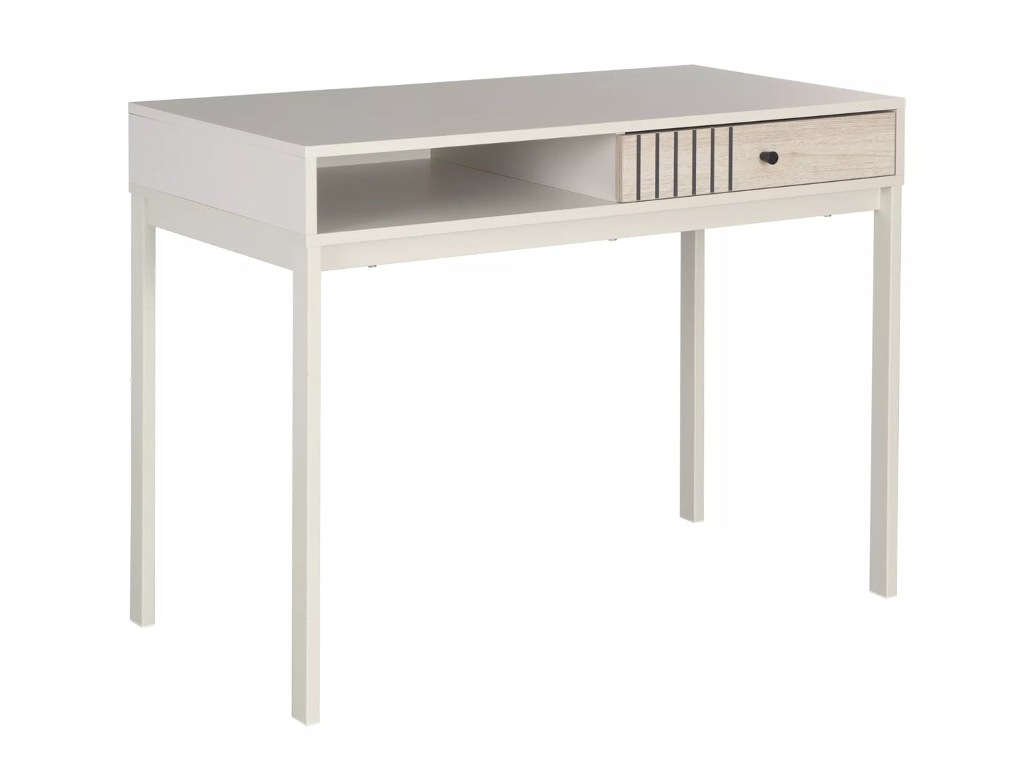 Rakstāmgalds Frosi 76/50/100 cm netīri balta/ozols - N1 Home