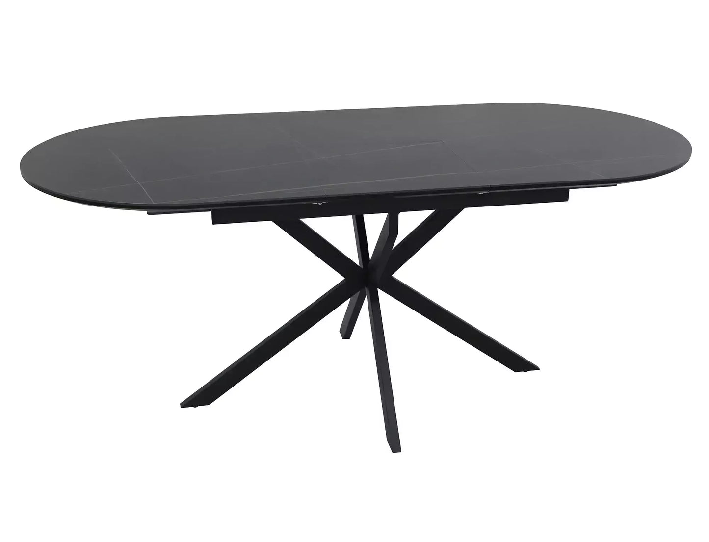 Galds Gastoli 80/140/75 cm melns - N1 Home