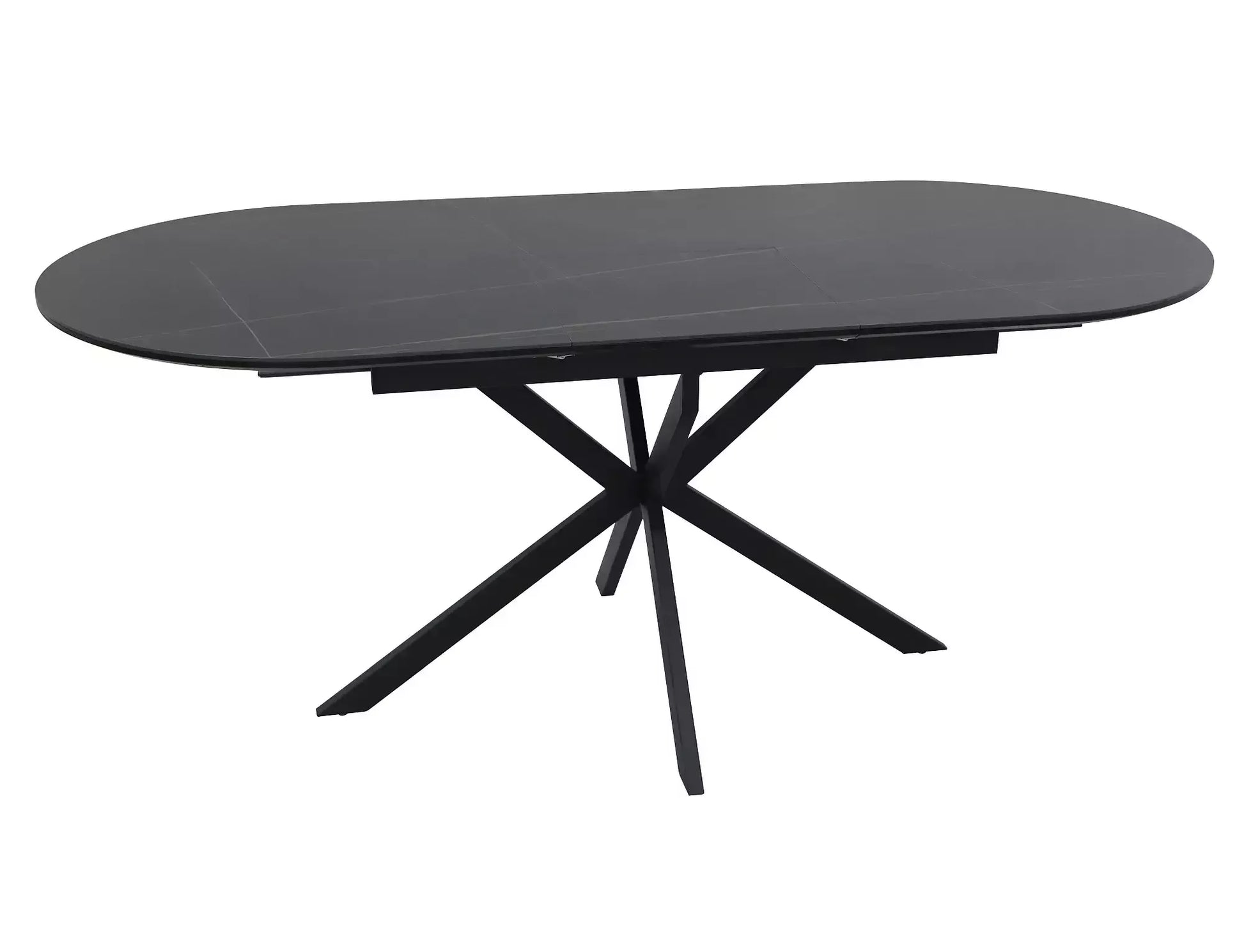 Galds Gastoli 80/140/75 cm melns - N1 Home