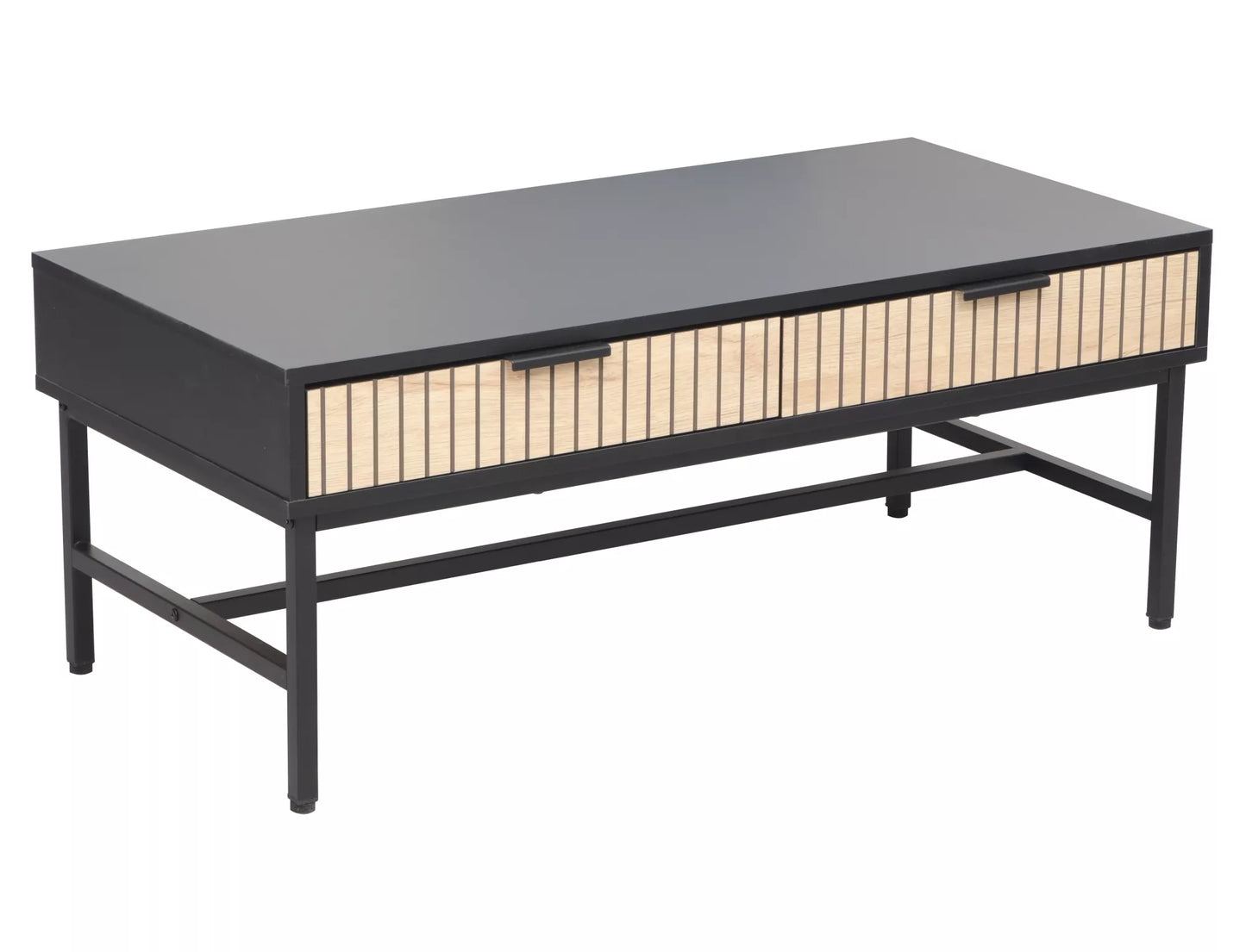 Kafijas galds Maros 40/48/100 cm ozols/melns - N1 Home