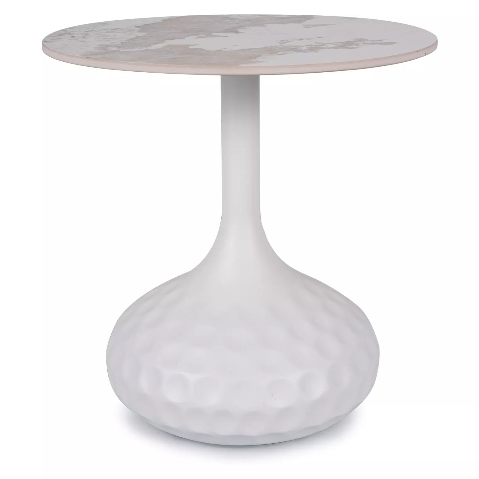 Kafijas galdiņš Sola 50/49 cm balts - N1 Home