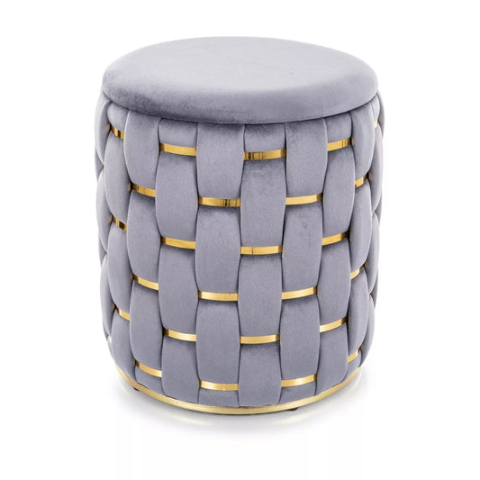 Pufs Tia 37/42 cm pelēks - N1 Home