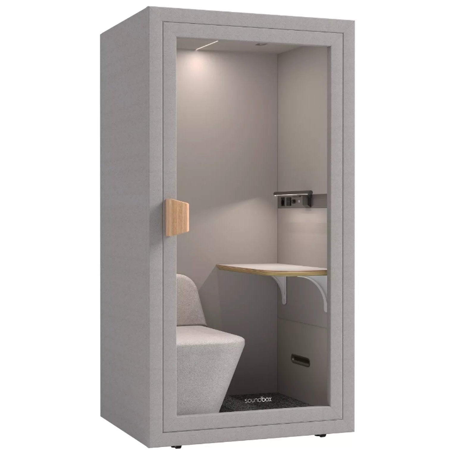 Akustika mierigs kabīne Thus 210/110/90 cm cloud - N1 Home