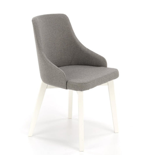 Krēsls Tahi 51/55/82/47 cm balts/pelēks - N1 Home