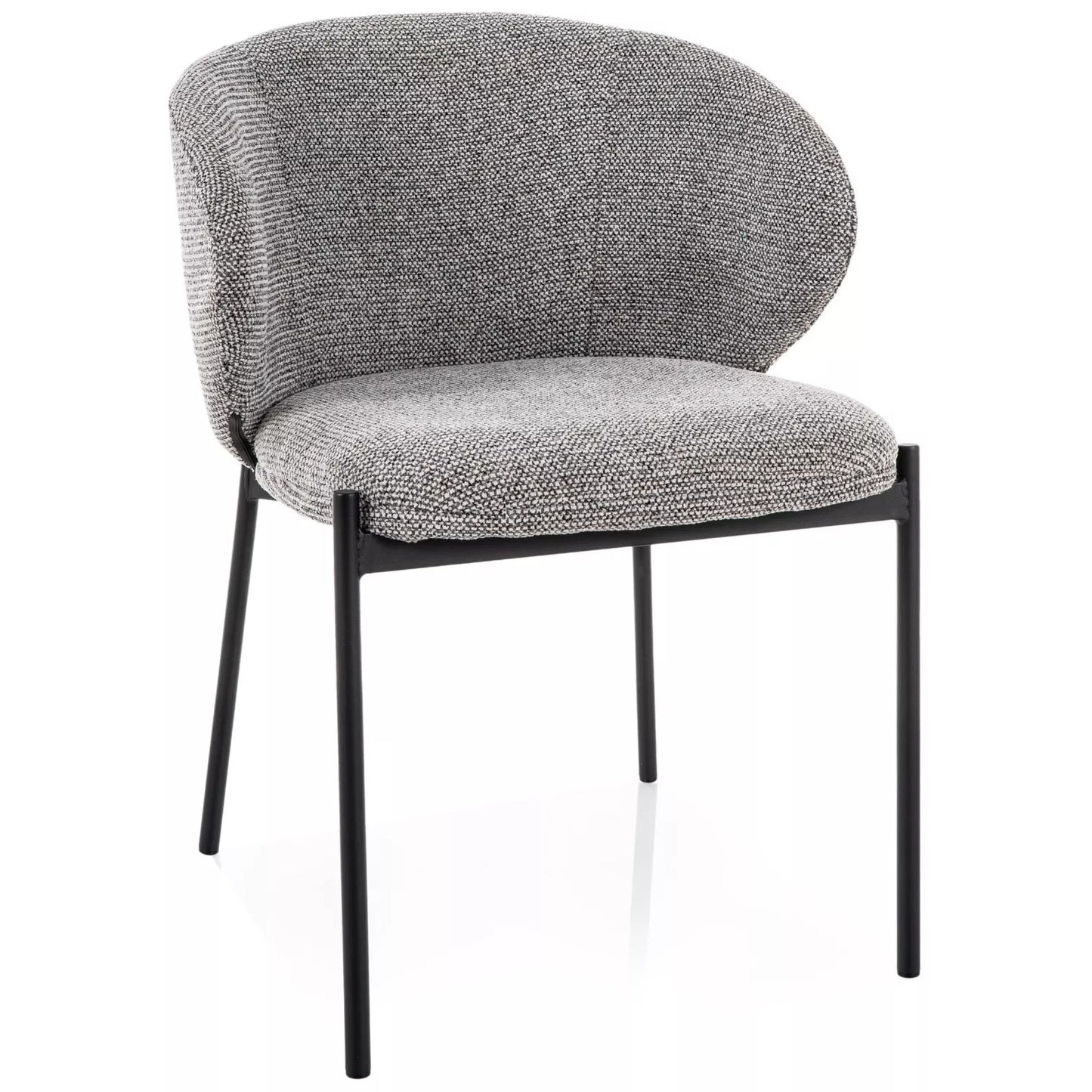 Krēsls Kiors 75/54/49 cm pelēks/melns