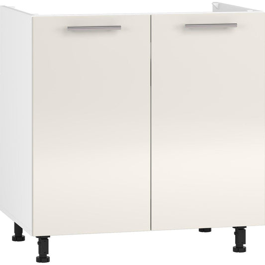 Virtuves izlietes skapis 80/82/52 cm bēšs - N1 Home