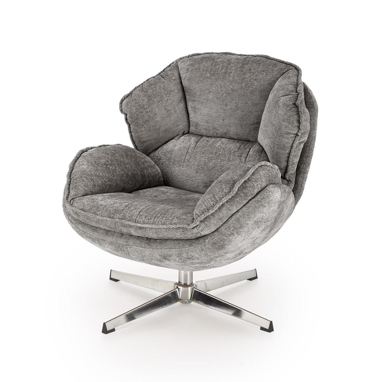 Krēsls Gius 80/84/81 cm pelēks - N1 Home