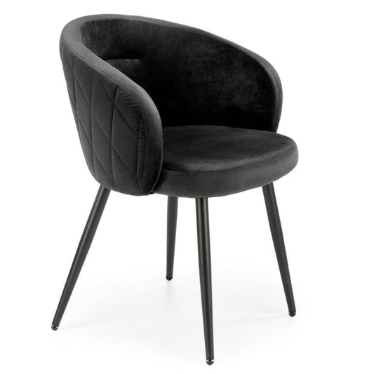 Krēsls RY 61/54/77/48 cm melns - N1 Home