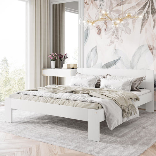 Gulta Mati 98/205/87 cm; 168/205/87 cm balts - N1 Home