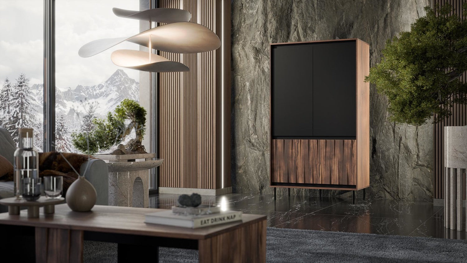 Skapis Turin 102/55/179 cm - N1 Home