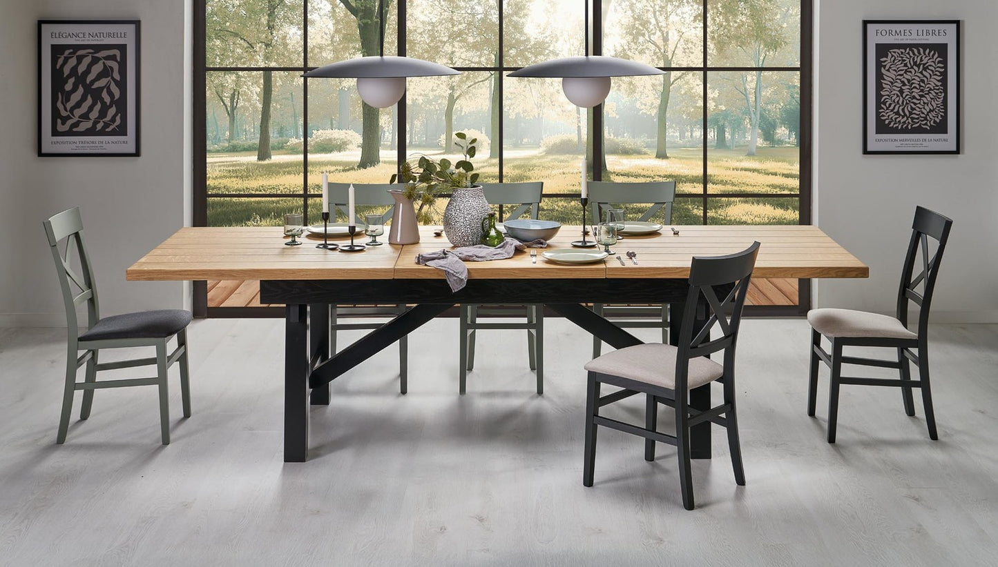 Galds Fresta 200-280/100/77 cm ozols