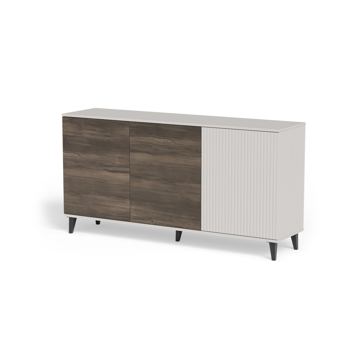 Kumode Berlin 160/40/82 cm kašmirs/valrieksts - N1 Home