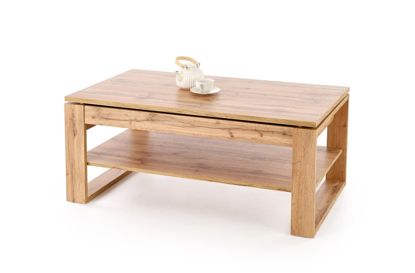 Kafijas galds Bets 114/65-92/50-72 cm amatnieciskais ozols - N1 Home