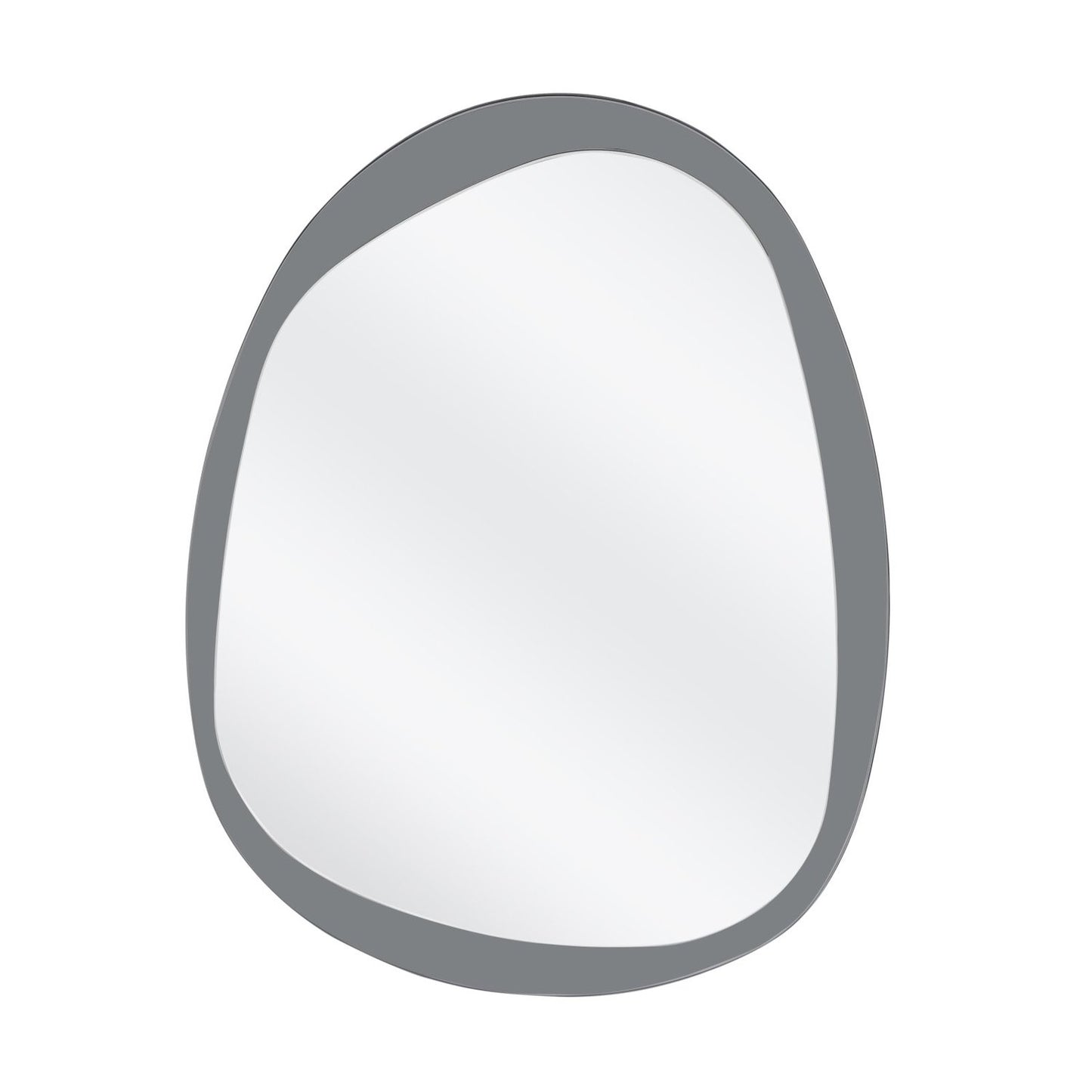 Spogulis Plase 80/60/2,5 cm sudrabaina - N1 Home