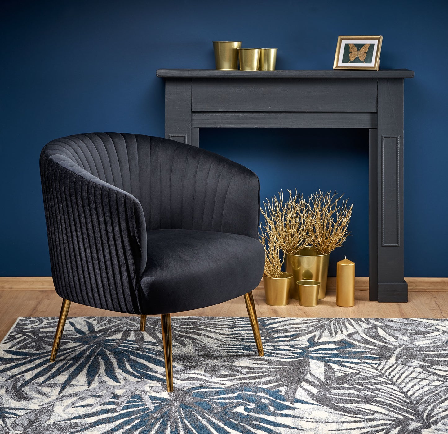 Krēsls Crogy 78/72/80/45 cm melns - N1 Home