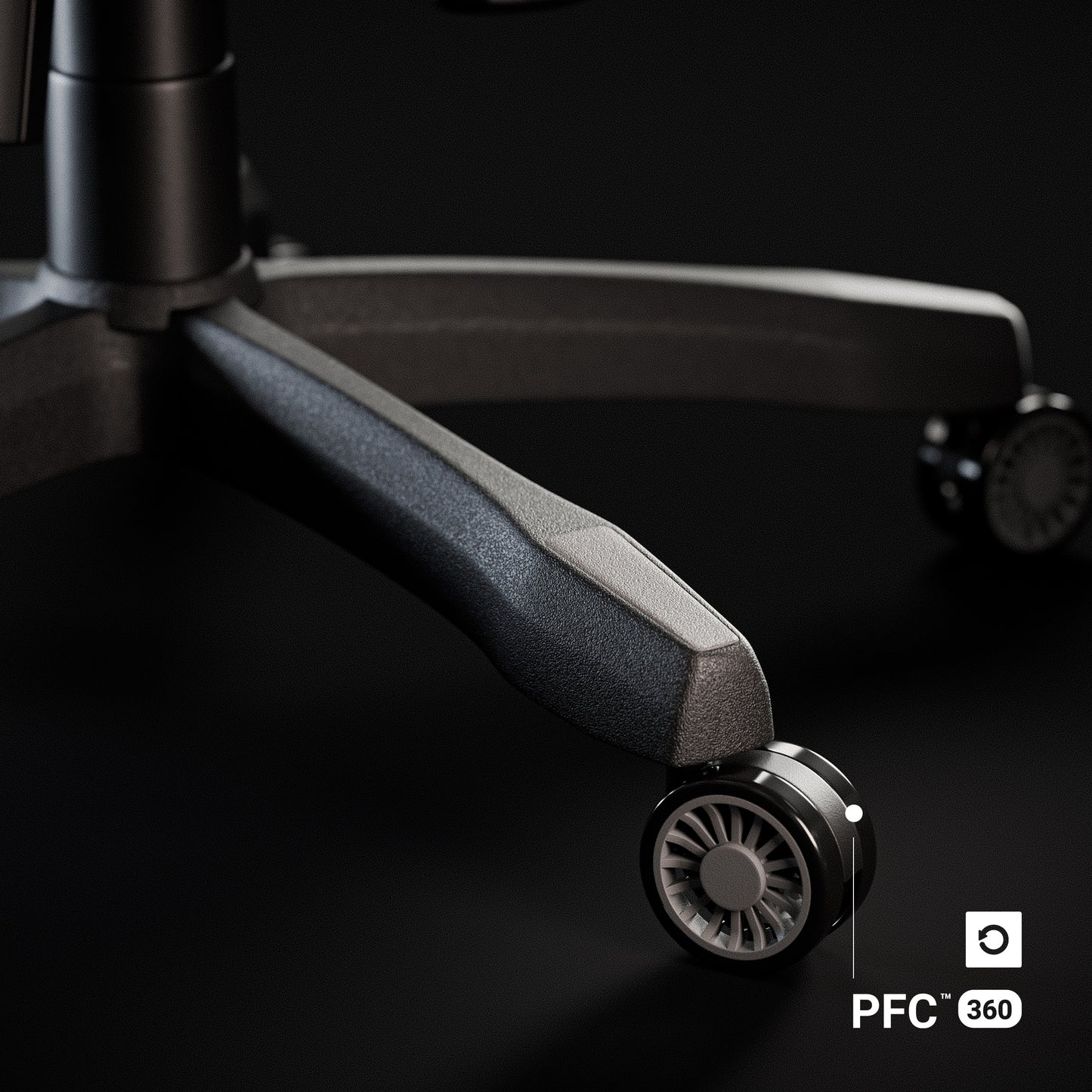 Krēsls X - Ra 125 - 135/68/57; 135 - 145/ 73/63 cm melns/pelēks - N1 Home