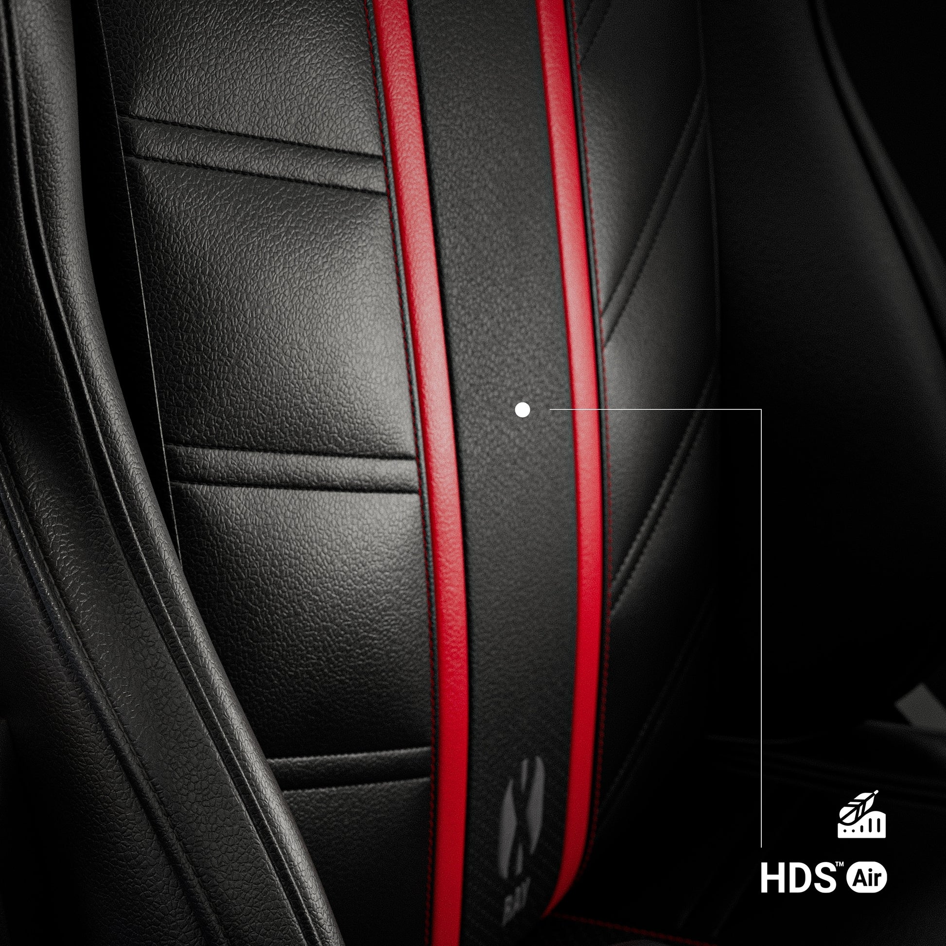 Krēsls X - Ra 125 - 135/68/57; 135 - 145/ 73/63 cm melns/sarkans - N1 Home