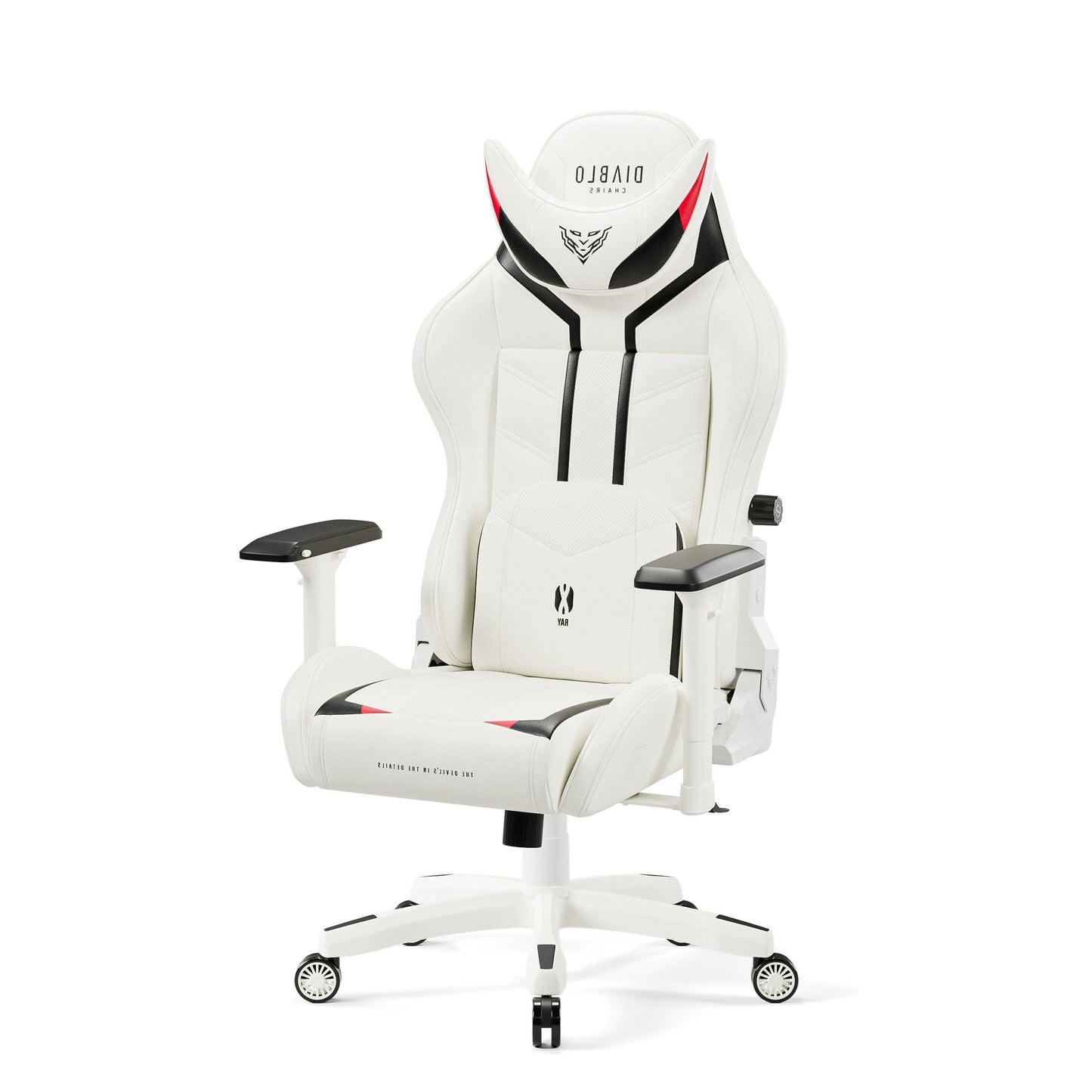 Krēsls X - Ra 125 - 135/68/57; 135 - 145/ 73/63 cm balts/melns - N1 Home