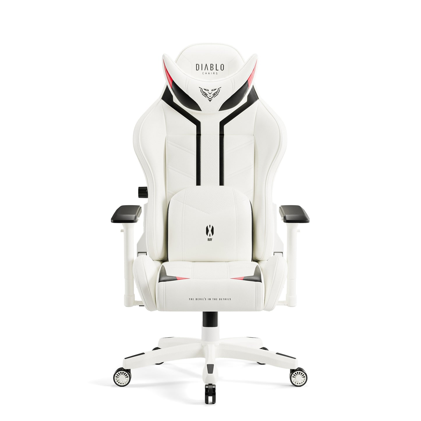 Krēsls X - Ra 125 - 135/68/57; 135 - 145/ 73/63 cm balts/melns - N1 Home