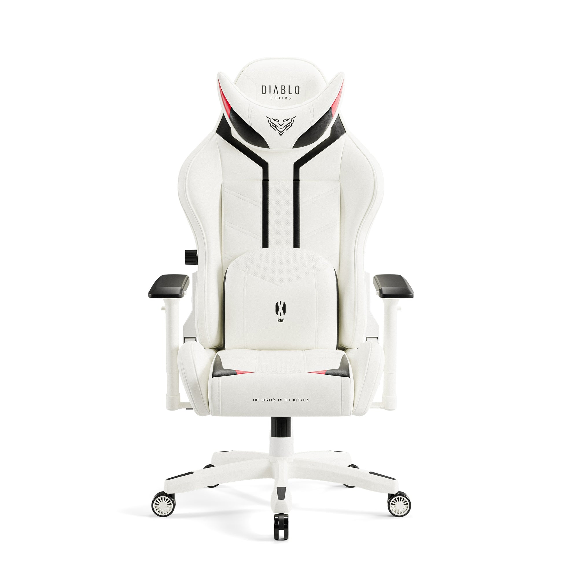 Krēsls X - Ra 125 - 135/68/57; 135 - 145/ 73/63 cm balts/melns - N1 Home