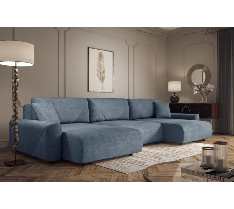 Dīvāns Rimasi 337/168/79 cm Eclipse 19 Denim - N1 Home