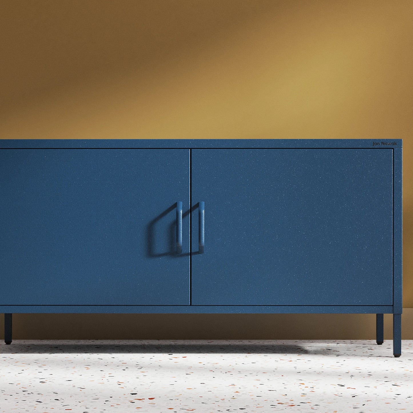 Metāla skapis Ros 115/59,5/40 cm zils - N1 Home