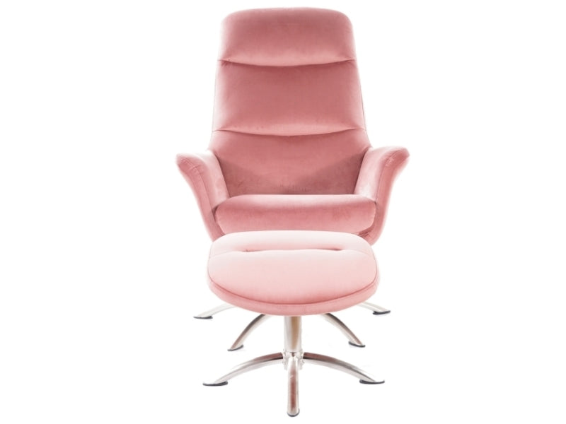 Nixon Velvet atzveltnes krēsls antīki rozā - N1 Home