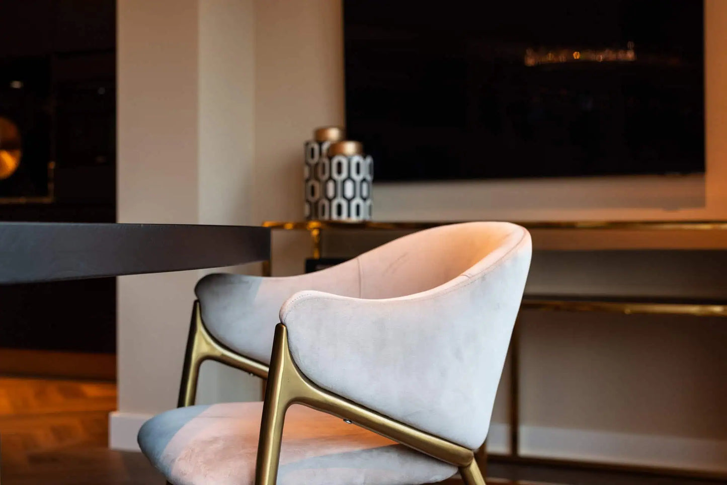 Krēsls Gwen Richmond Interiors 79,5/54/57,5 cm  khaki velvet - N1 Home