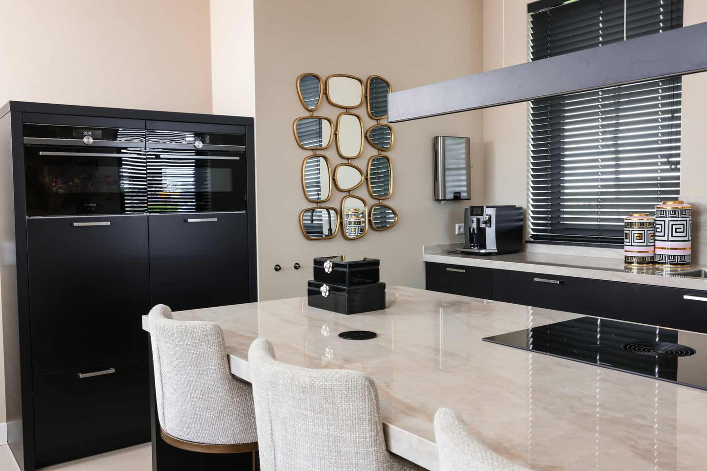 Uzglabāšanas kaste Vivy Richmond Interiors 17/22/8; 19/25/9 cm melns