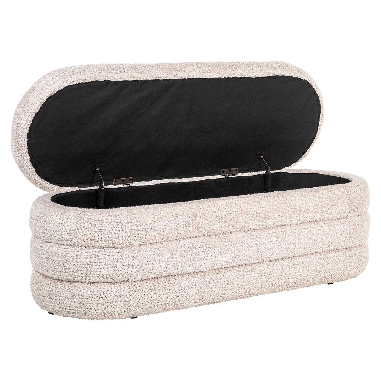 Pufs Camile Richmond Interiors 48/130/45 cm Be Lovely 11 Cream - N1 Home