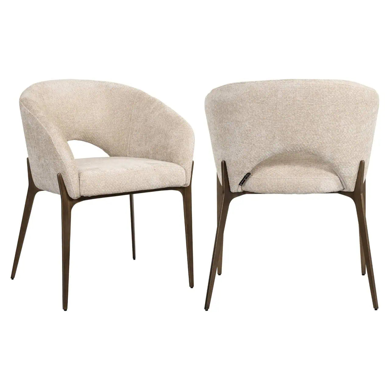 Krēsls Kenzi Richmond Interiors 82/63/57 cm cream unicorn - N1 Home