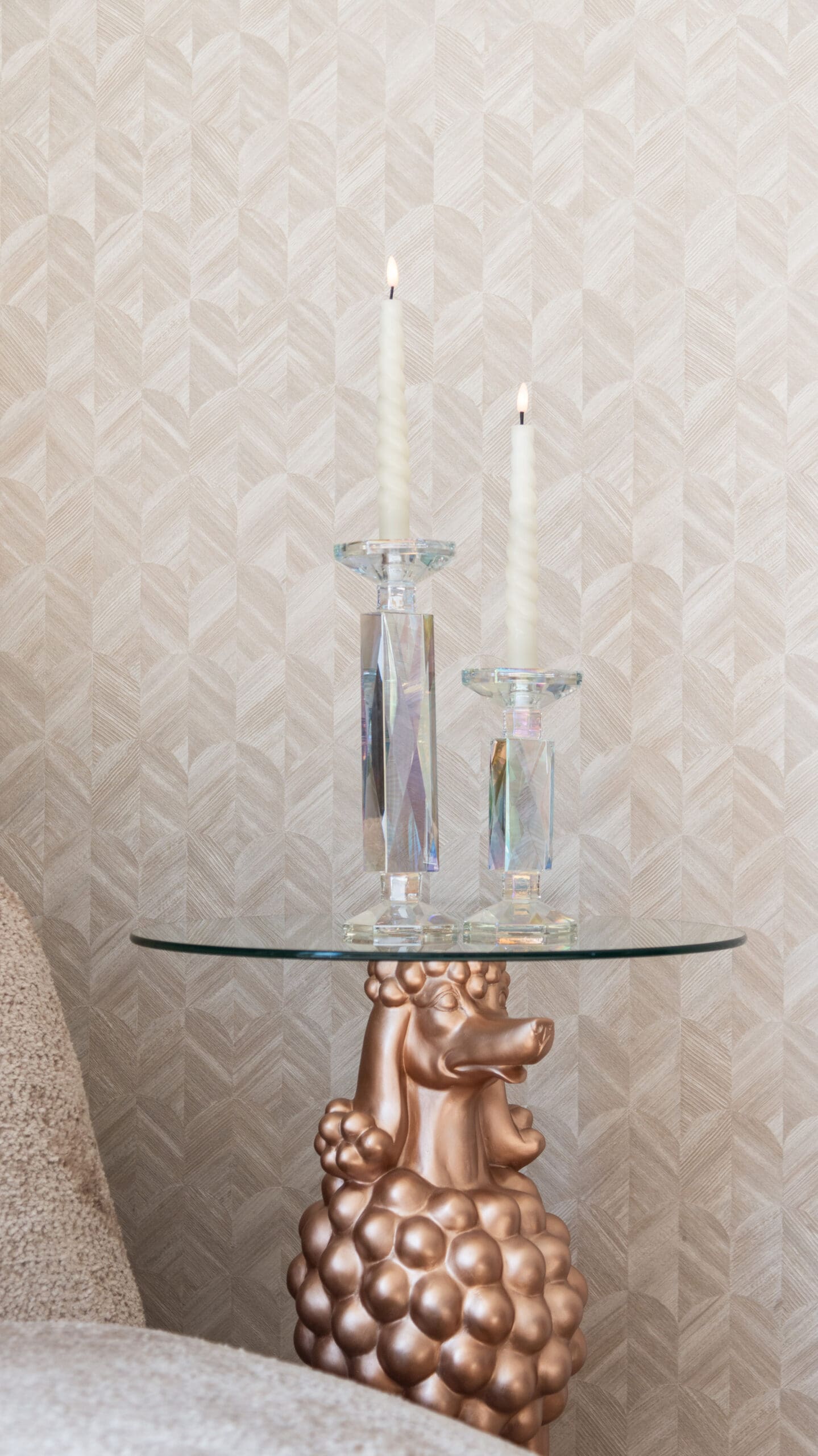 Kafijas galds Poodle Richmond Interiors 48/64/48 cm zelts