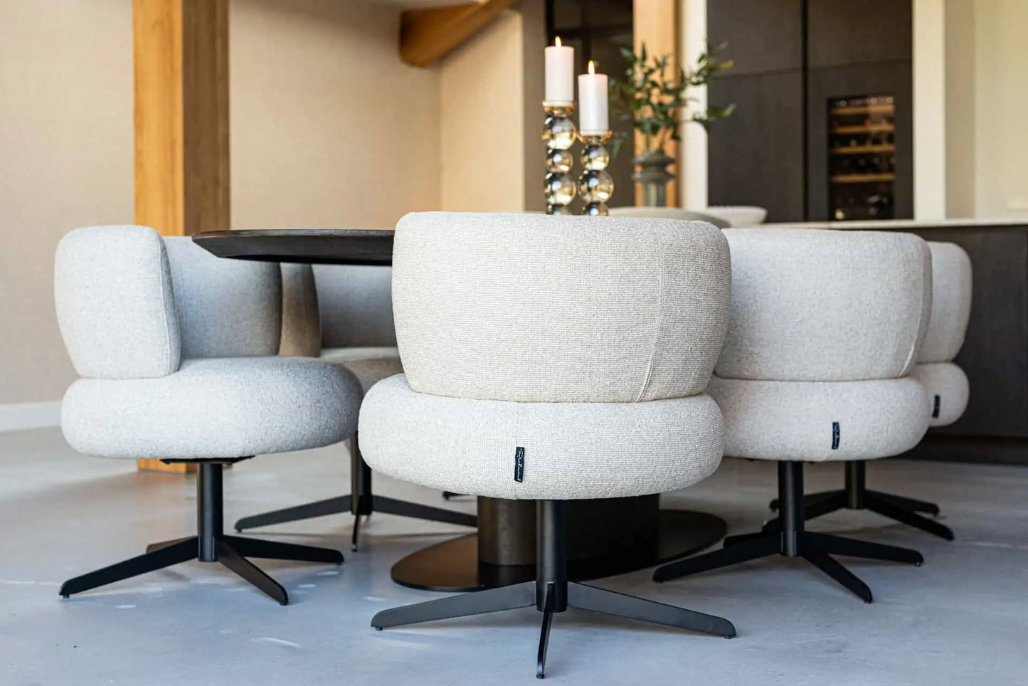 Svečturis Emie brown large Richmond Interiors 38/12/12 cm brūns - N1 Home