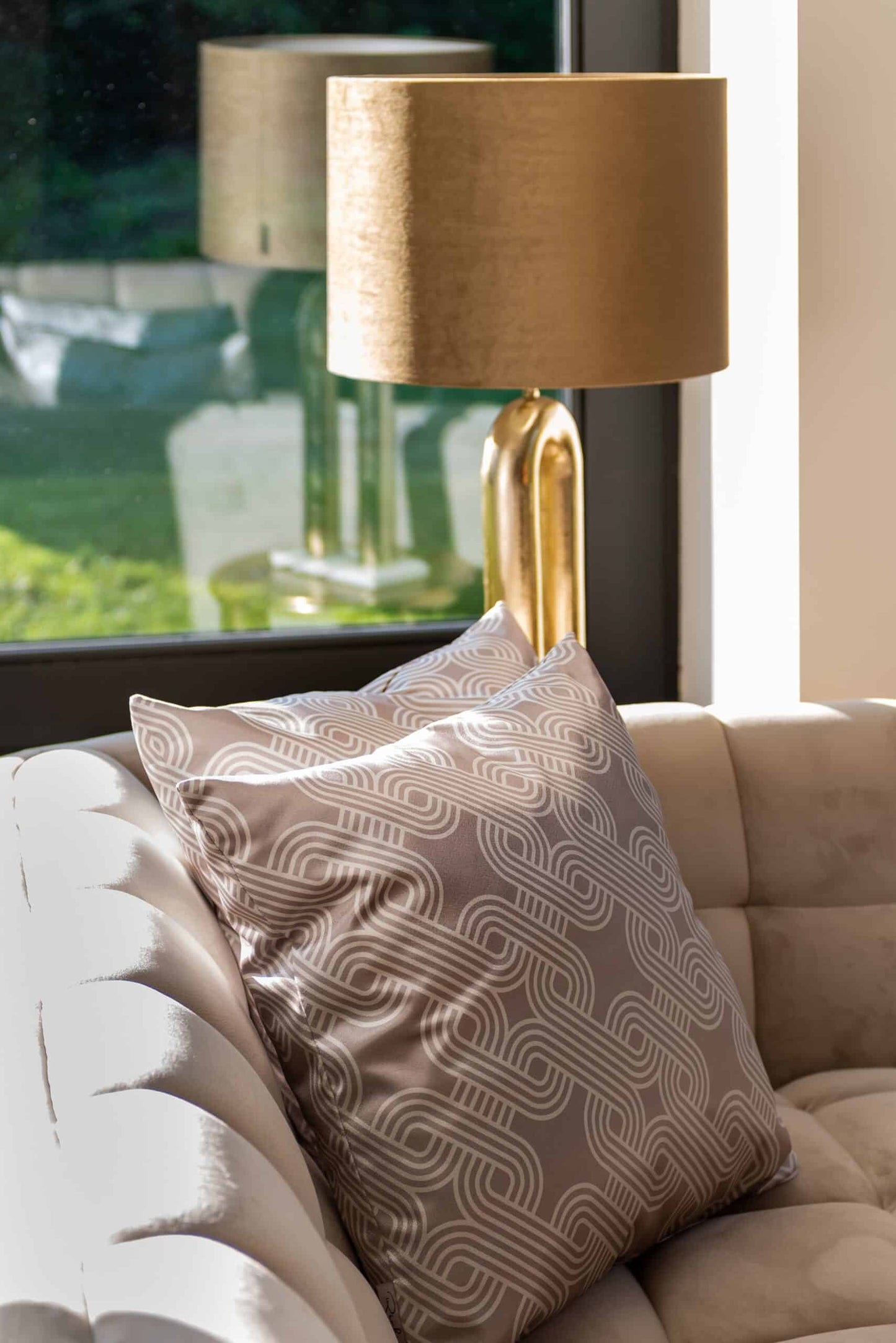 Spilvens Mindy Richmond Interiors 50x50 cm quadrant cream