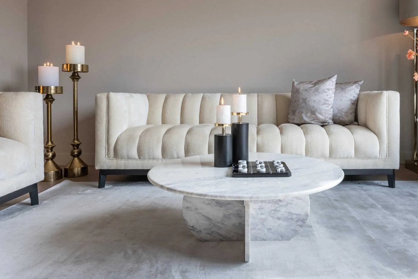 Svečturis Presley gold small Richmond Interiors 100/21/21 cm zelts - N1 Home